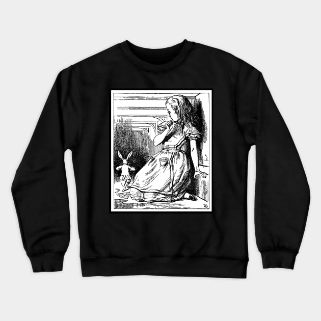 The Rabbit Started Violently Crewneck Sweatshirt by ShawnMThrasher